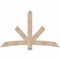 Ekena Millwork Alberta Smooth Timber Gable Bracket, Douglas Fir, 72"W x 45"H x 3 1/2"D x 5 1/2"F, 15/12 Pitch GBW072X45X0406ALB00SDF - alternate 1